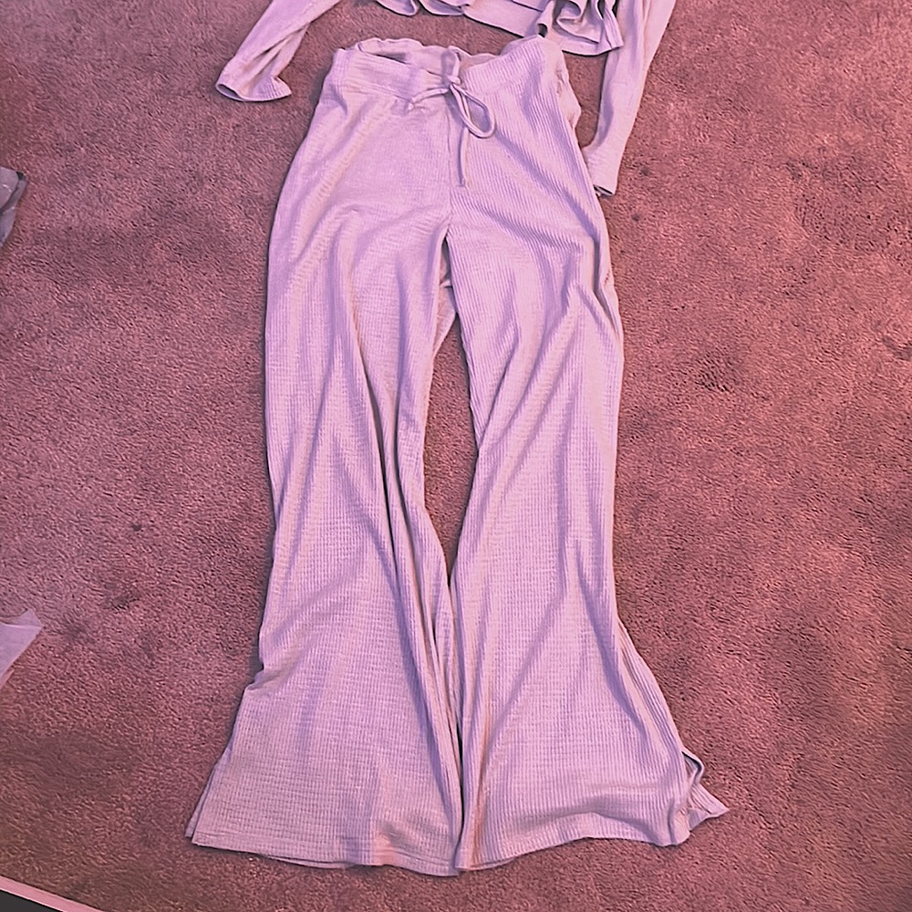 WAFFLE MATERIAL COMFY PANTS💕